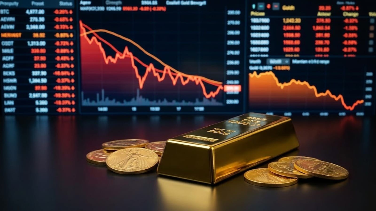 تراجع أسعار الذهب عالمياً وسط توترات الشرق الأوسط وتغيرات الفائدة