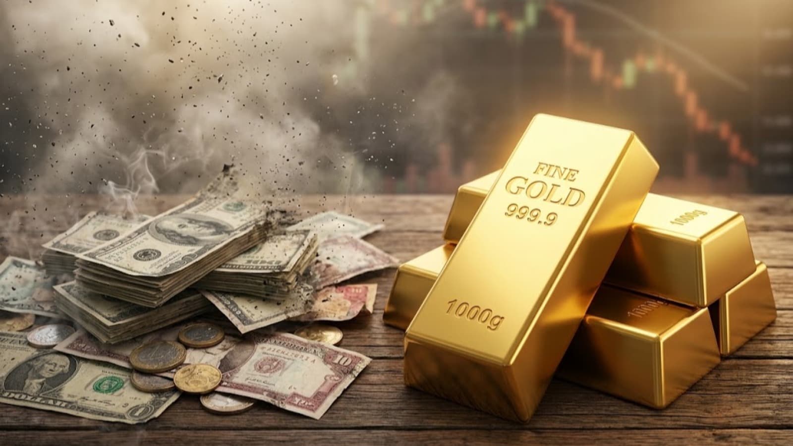 لماذا يتربع الذهب على عرش الملاذات الآمنة؟